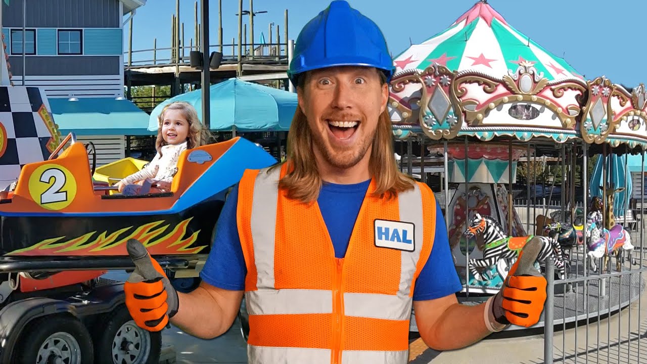 Handyman Hal takes on Wild Rides at the Amusement Park! 🎡