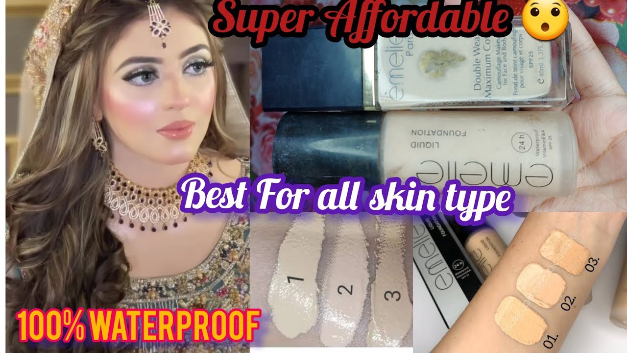 Emelie Foundation review | How to set Flawless base | long lasting @makeupbyhajra  #foundation