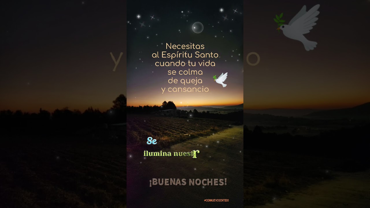 Buenas noches. ESP&Iacute;RITU SANTO #shortscatolicos #fecat&oacute;lica #cat&oacute;licosdelmundo #buenasnoches #gracias