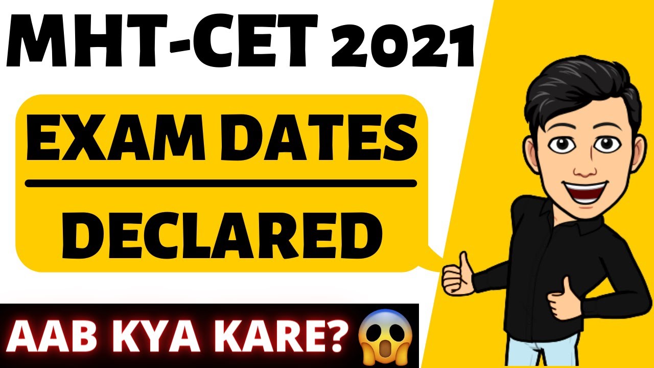 MHT CET 2021 🔥 MHT-CET 2021 Exam Dates Declared ❤️ #mhtcet2021 Dates News & Update 🤩