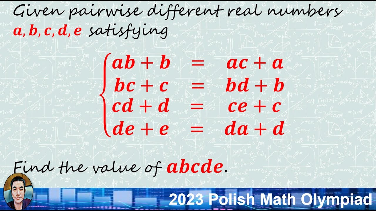 2023 Polish Math Olympiad: It is not difficult!