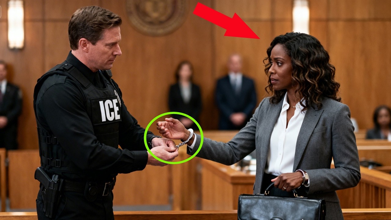 Racist ICE Agent Stops “Illegal” in Courthouse – She’s a Top Attorney