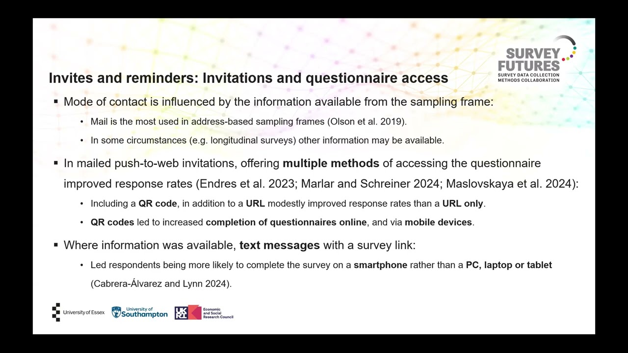 Recruitment methods for surveys without field interviewers: Literature review