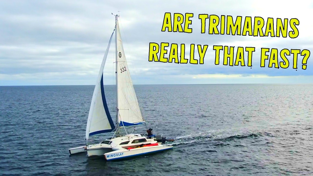 FAST Crossing to the Mainland on a SMALL Trimaran | Ep.150