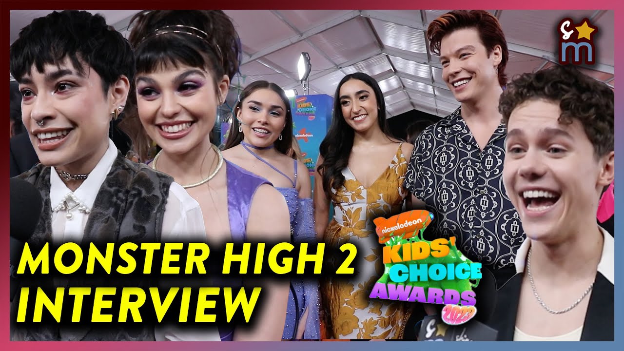 Monster High Movie Cast Tease Sequel at Kids' Choice Awards 2023