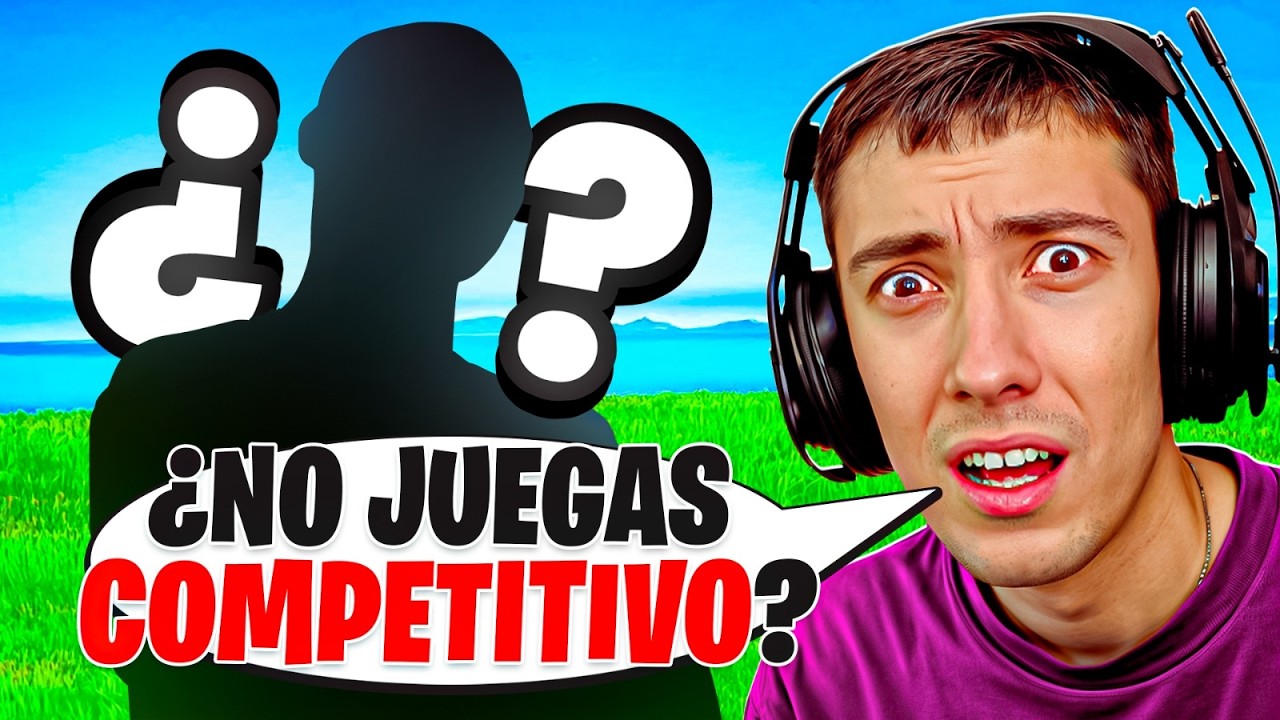 ME ENCONTRÉ a un JUGADOR MUY TALENTOSO y BUENO que NO JUEGA COMPETITIVO... 😨😨
