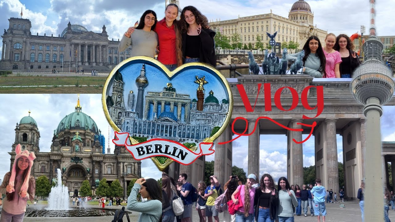 Berlin Vlog - Klassenfahrt, Sightseeing & Travel with friends 🇩🇪🙈