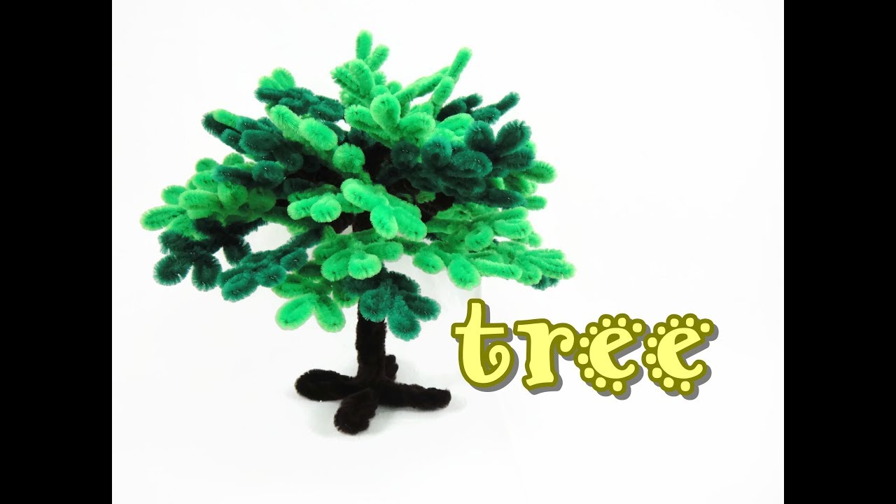 Pipe Cleaner Craft - Tree
