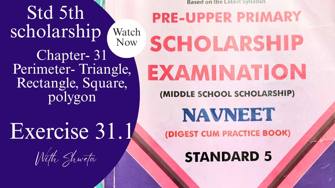 Exercise 31.1, scholarship, 5th std, math