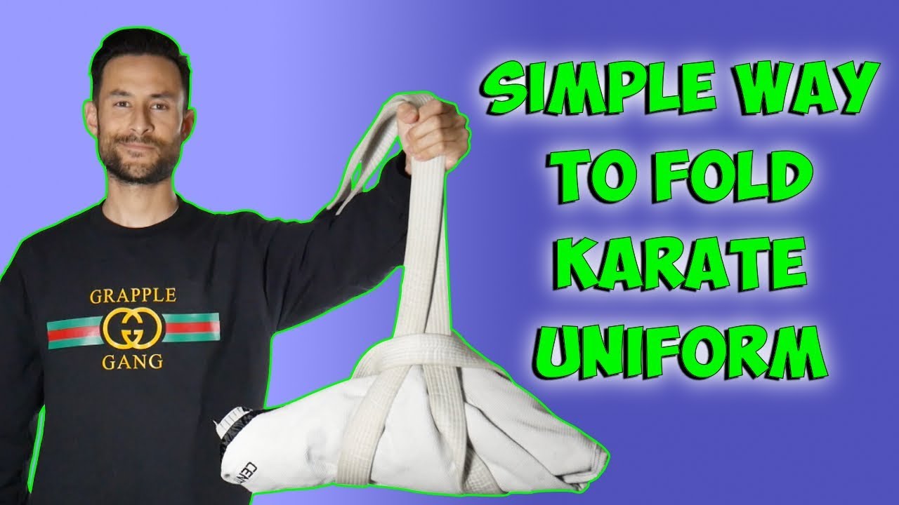 Простой способ сложить форму для карате.