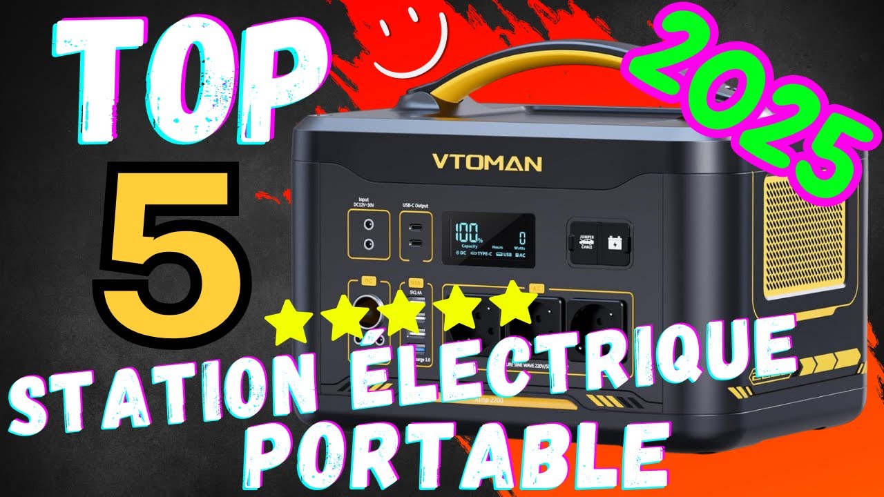 Meilleures STATIONS ÉLECTRIQUES PORTABLES à batterie | Top 5 (2025)