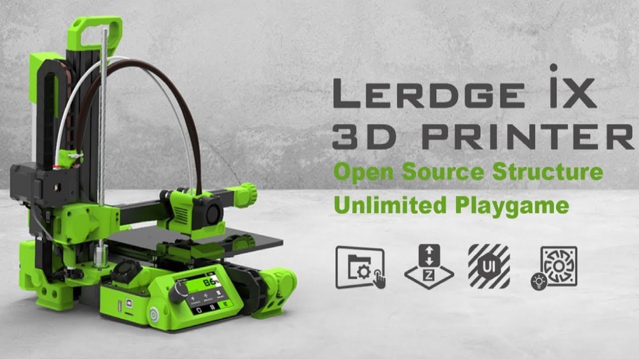 LERDGE iX   сборка, обзор и возможности печати 3D принтера