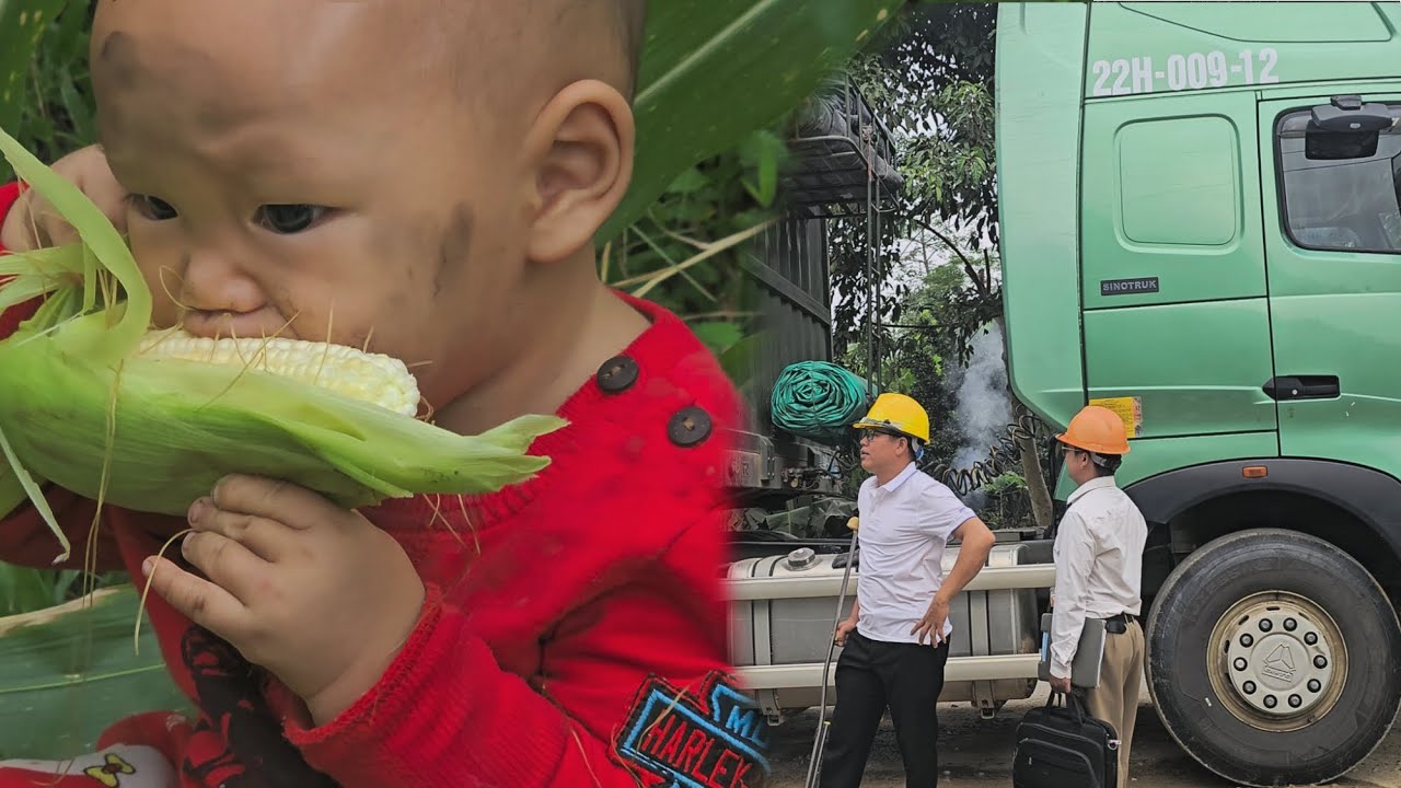 Single mother _ with the help of kind people and construction manager, found her young son