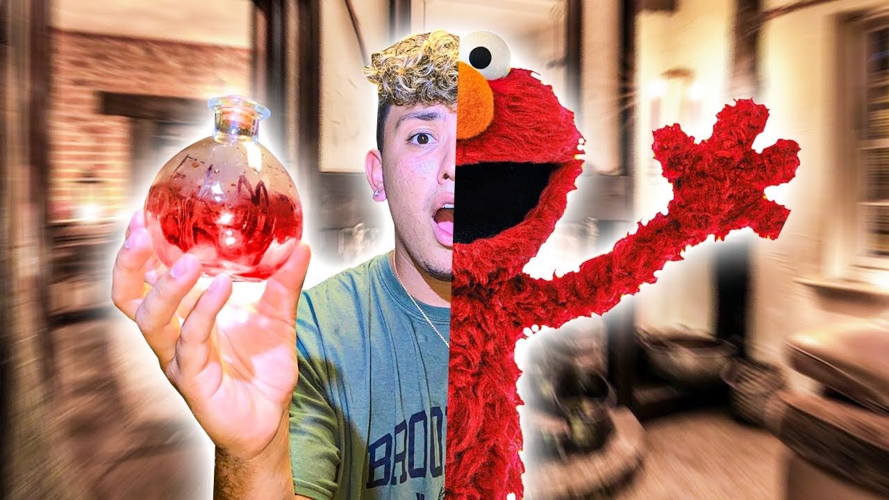 I TURNED INTO EVIL ELMO... *Dont Drink This*