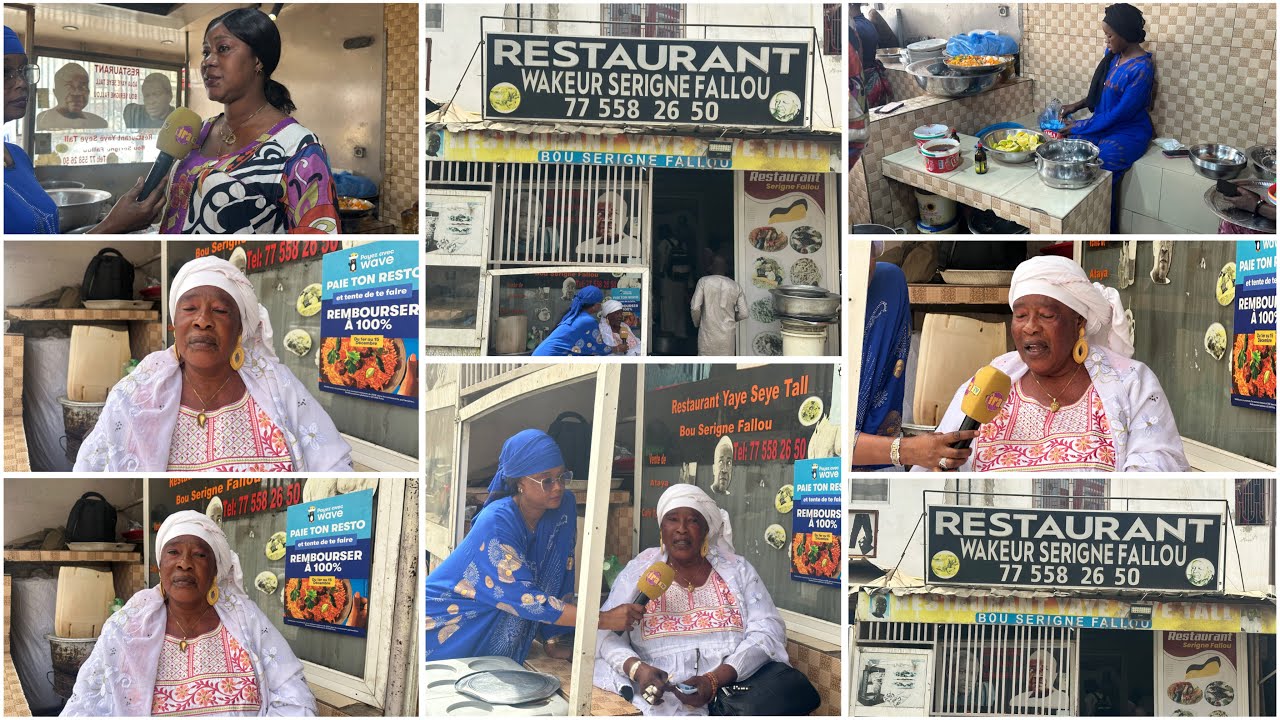 Tina reçoit la meilleure restauratrice  de Dakar Seynabou Tall Mou Serigne Fallou depuis Colobane