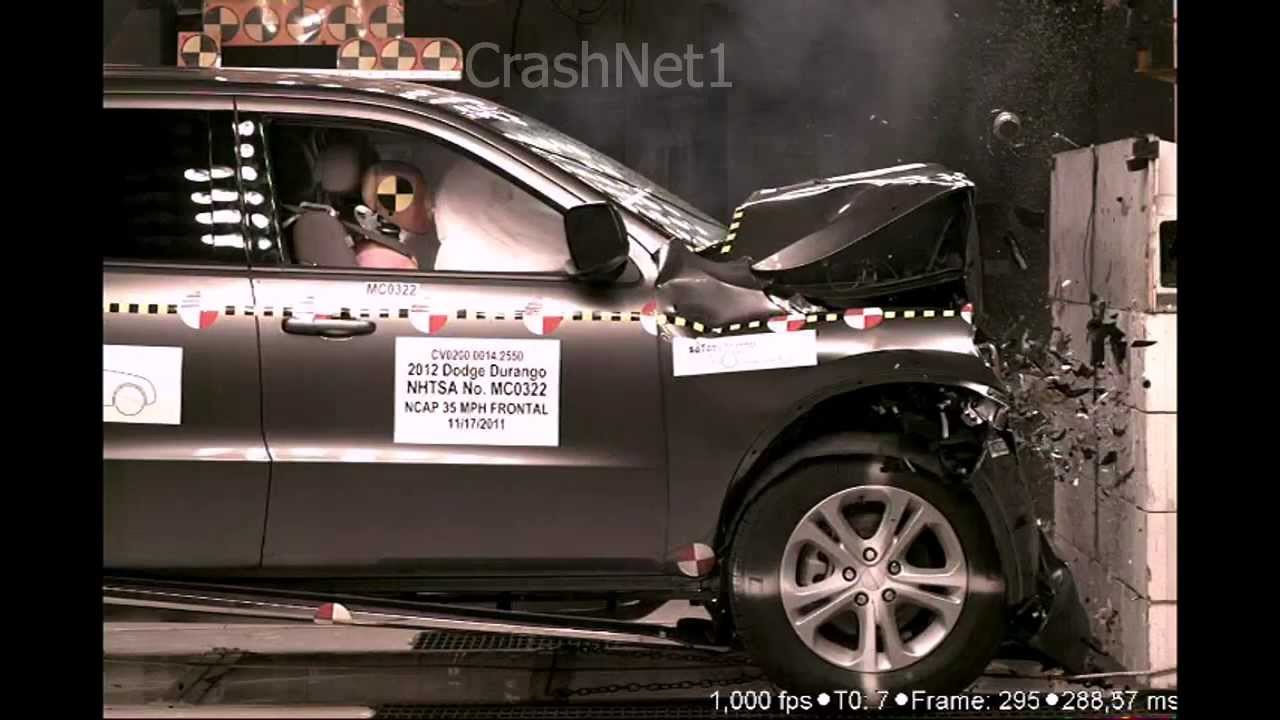 Dodge Durango | 2012 | Frontal Crash Test | NHTSA | CrashNet1