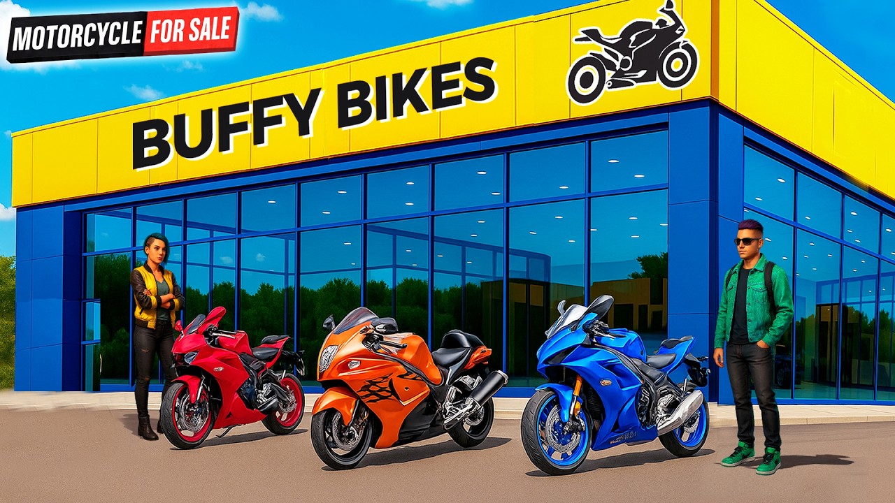 I OPENED MY OWN SPORTS BIKE SHOWROOM! 🤑 | MOTORCYCLE FOR SALE SIMULATOR