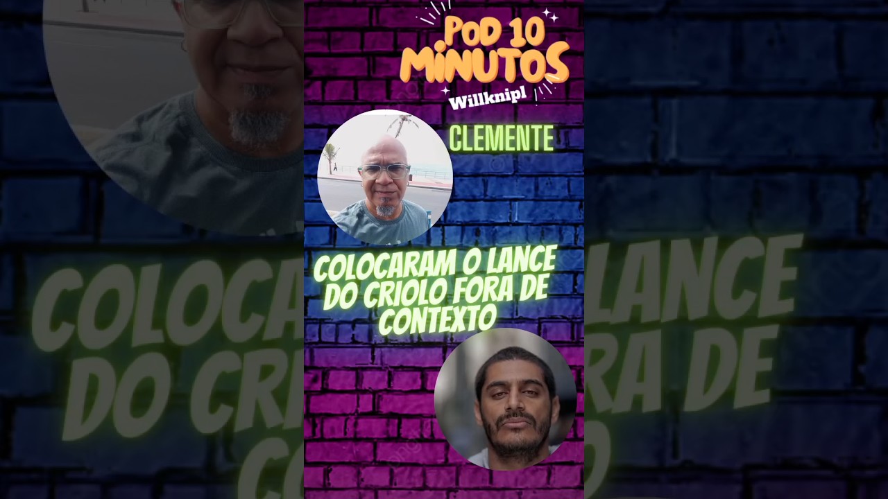 cantor clemente fala sobre pol&ecirc;mica com o cantor #criolo