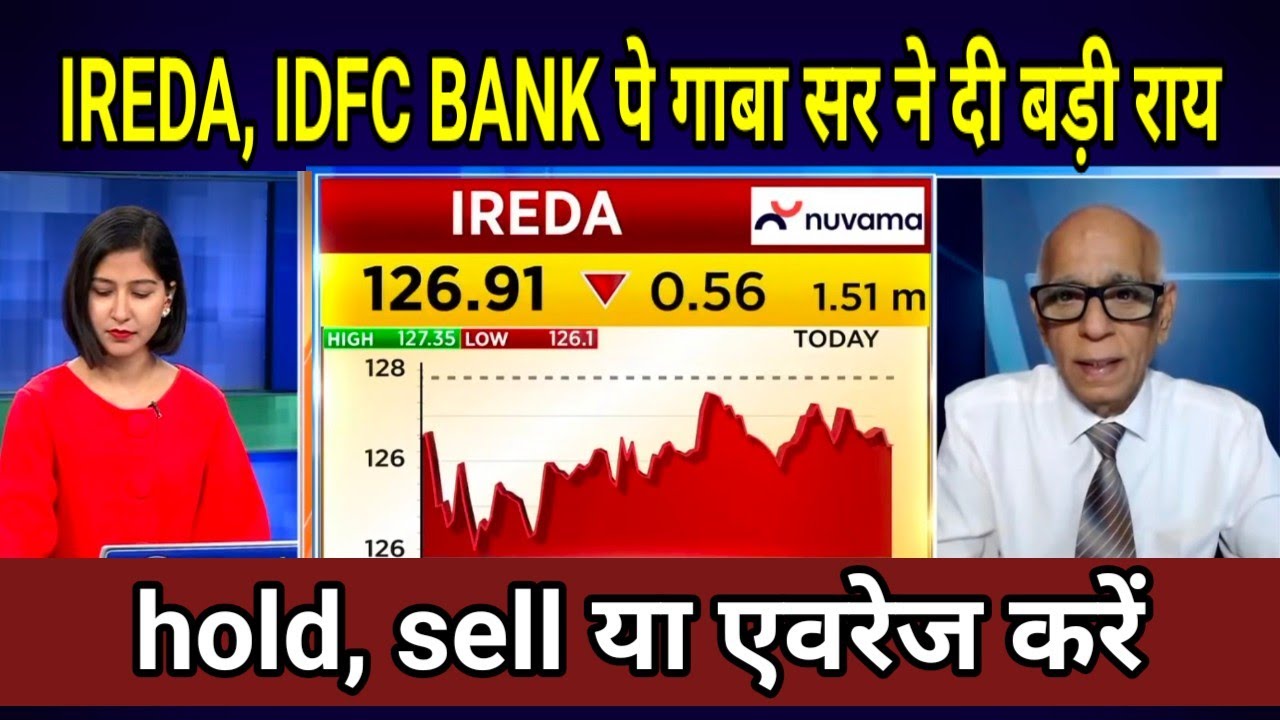 IREDA Share Latest News | IDFC first b Share News Today | IREDA Share Next Target For Upcoming Days