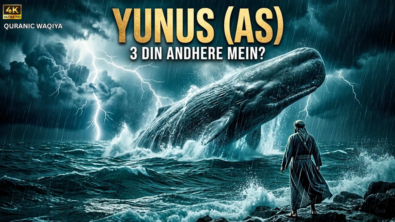 Hazrat Yunus AS Ka Waqia | Machli Ke Pait Mein 3 Din Ka Mojza | Real Islamic Story