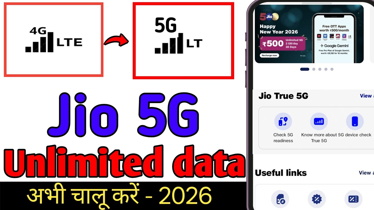 Jio 5g activate kaise kare | How to activate jio 5g unlimited data | jio 5g activate