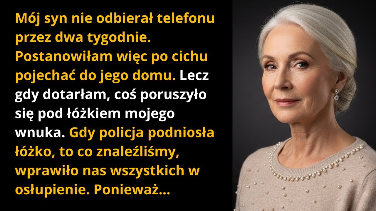 Mój syn zniknął na dwa tygodnie. Gdy poszedłem do jego domu, coś poruszało się pod łóżkiem…