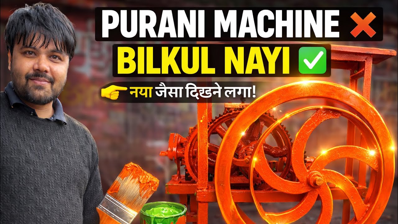 Sirf Paint Se Machine Nayi Ho Gayi | Full Transformation