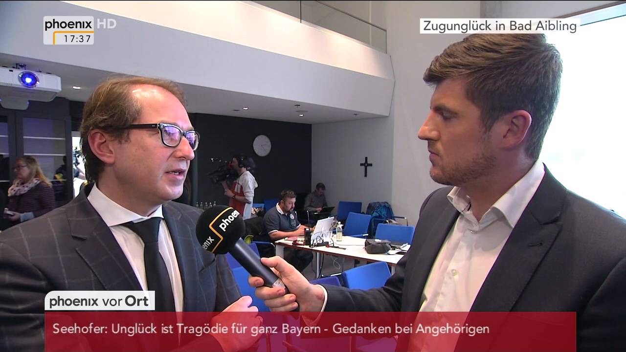 Zugunglück in Bad Aibling: Alexander Dobrindt gibt Interview am 09.02.2016