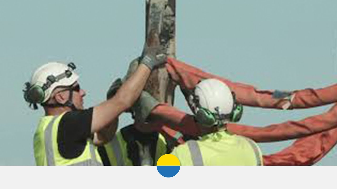 Overzicht constructie windpark Wieringermeer