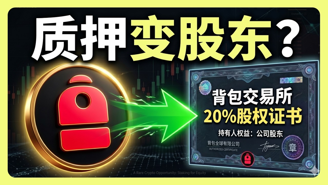 质押代币竟然能变股东？Backpack交易所BP代币暴涨5倍！还能涨吗？#750