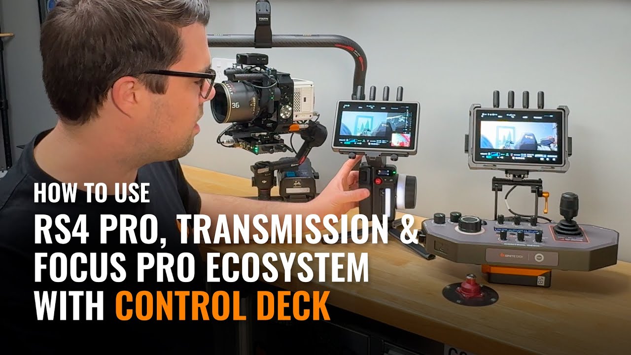 How to use RS4 Pro, Transmission & Focus Pro ecosystem with Control Deck