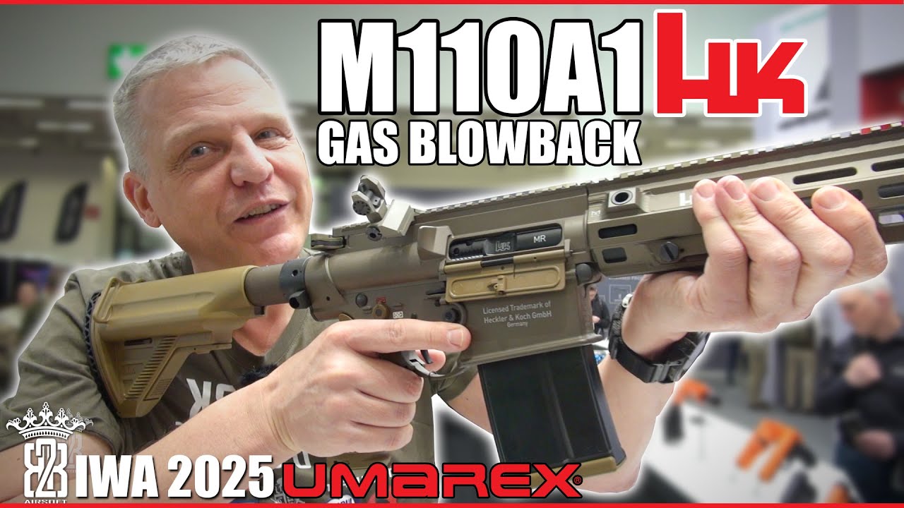 Umarex / VFC HK M110 A1 Gas Blowback Airsoft - SRC Glock 19 IWA 2025