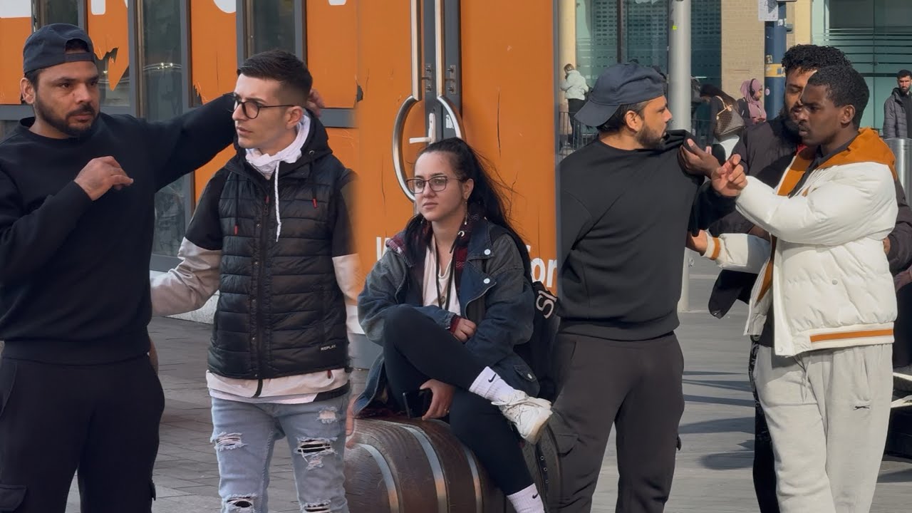 Invisible fight gone wrong | dancing and slapping | cute couple prank | joker pranks