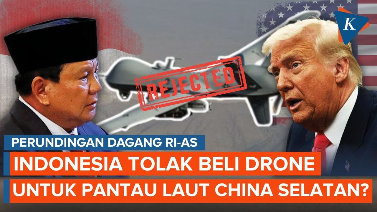 Indonesia Disebut Tolak Beli Drone AS dalam Perundingan Dagang