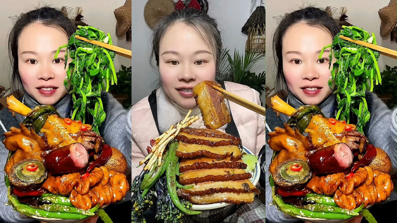 👩‍🍳🔥 Yummy Homemade Dishes – Hot and Ready! Enjoy Meat, Fish & Fresh Boiled Greens!🥩 🌶️