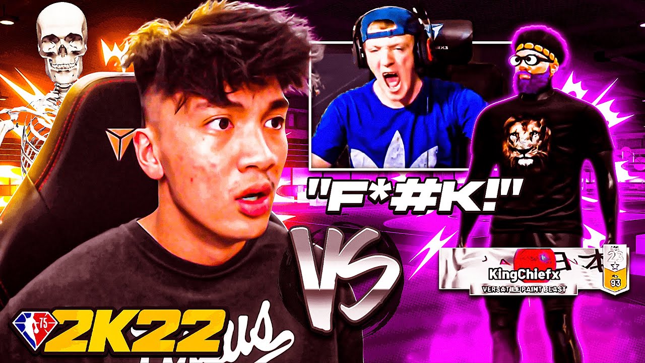 I MADE THIS STREAMER RAGE ON NBA 2K22 AFTER DOING THIS...