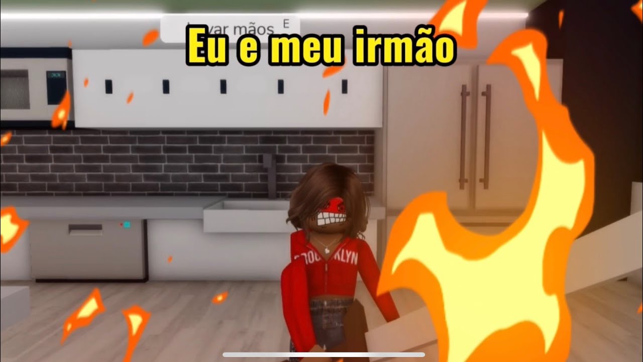 QUANDO MEU IRMÃO PEGAVA A FACA E CORRIA ATRÁS DE ME - momentos engraçados Roblox