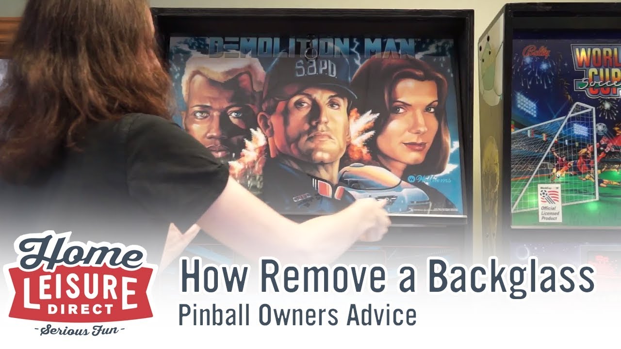 How to Remove a Pinball Machine Backglass