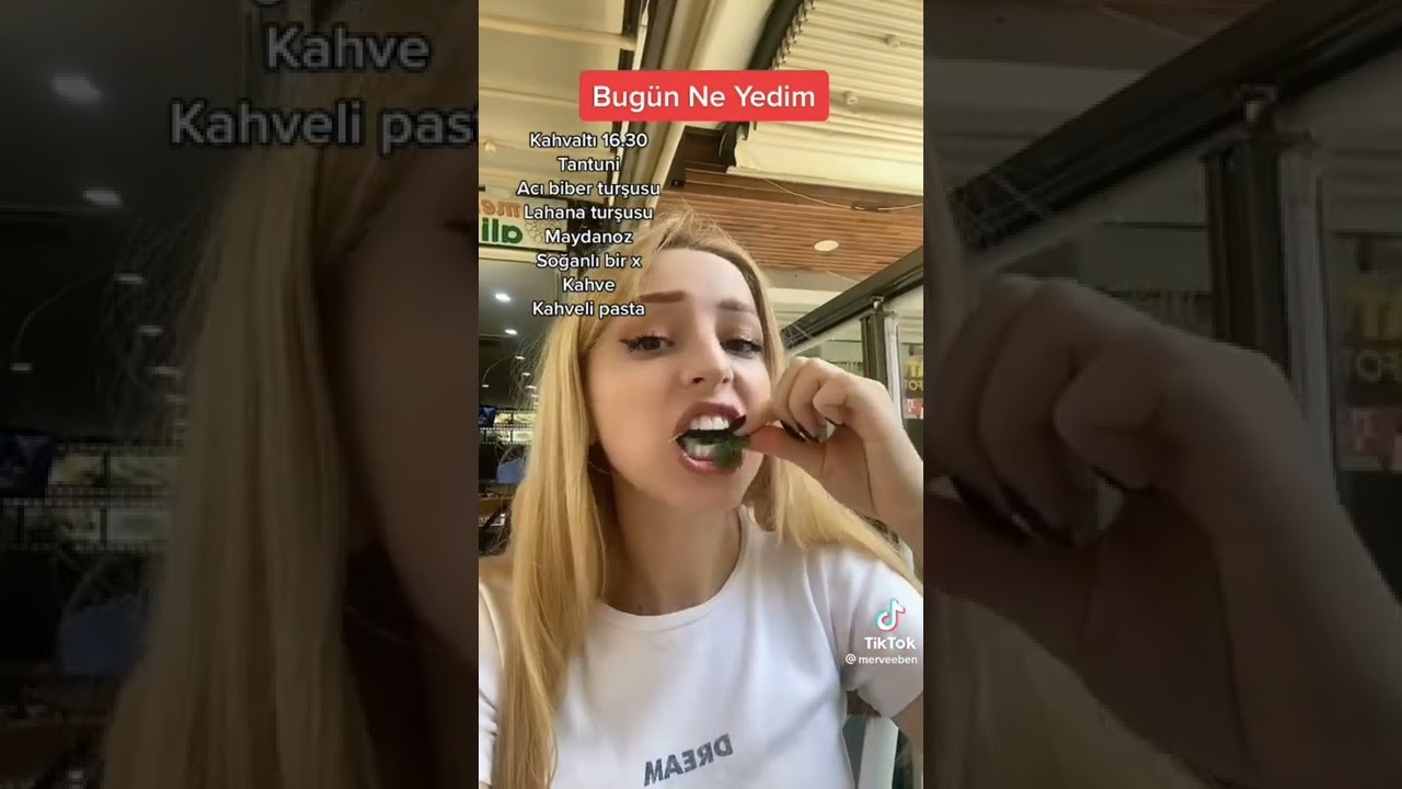 Merveeben Bug&uuml;n Ne Yedim