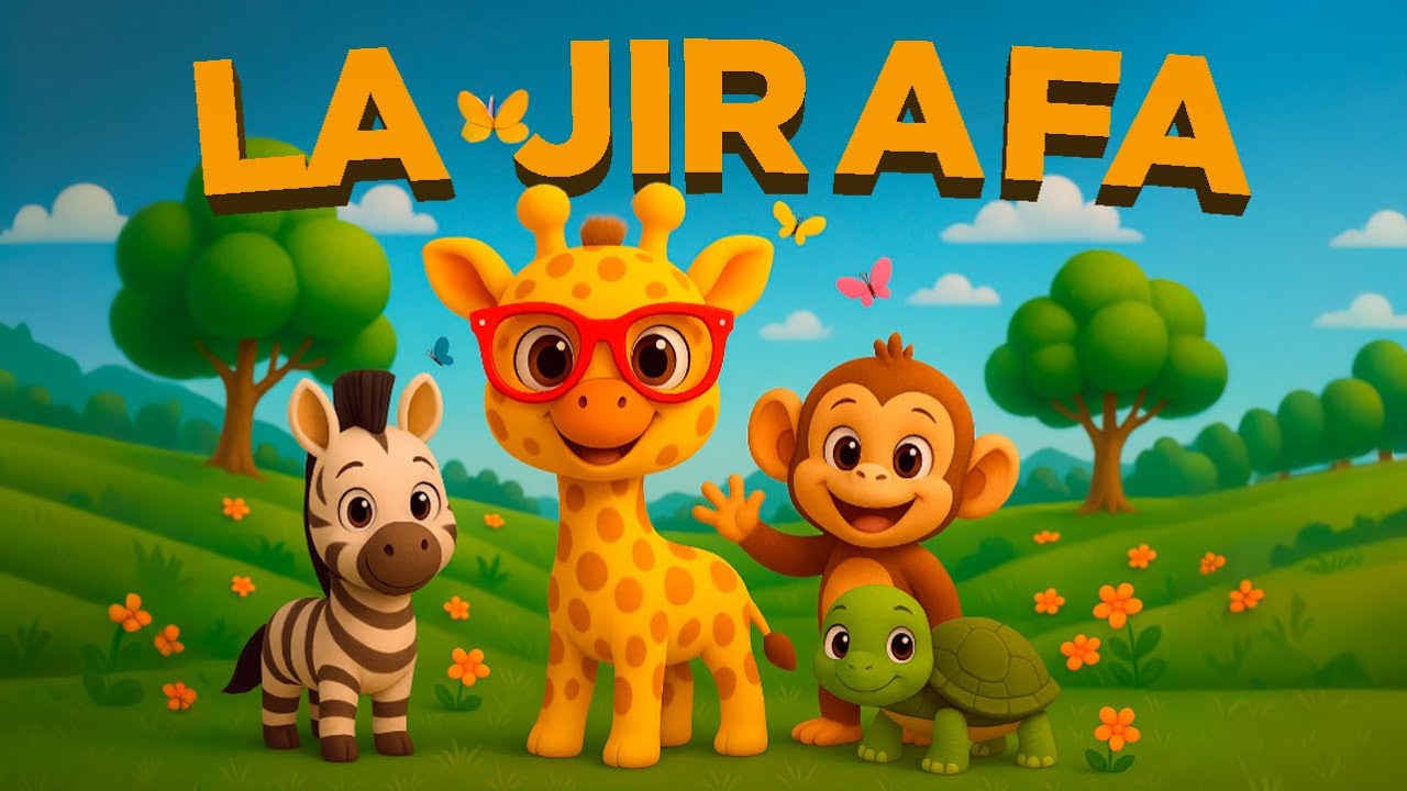LA JIRAFA 🦒 VIDEOS PARA NI&Ntilde;OS 🦒 CANCIONES INFANTILES 2025 🦒 VIDEOS DE NI&Ntilde;OS 🦒