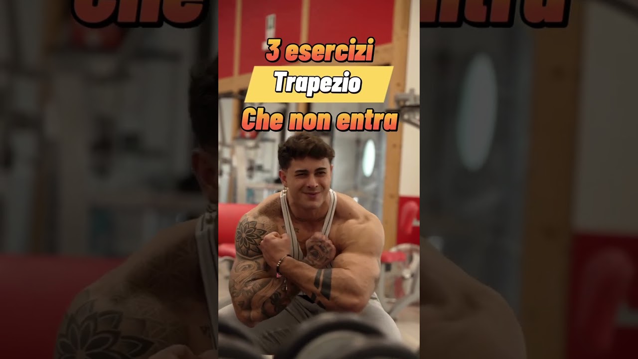 3 ESERCIZI PER UN TRAPEZIO CHE NON ENTRA 😎💪🏻 #bodybuilding #bodybuildingmotivation #bodybuilder