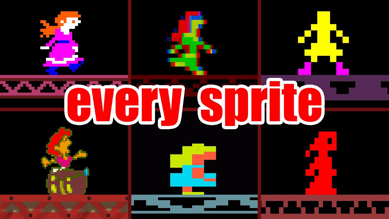 💃 Pauline Sprite Evolution in Every Donkey Kong Version 💃