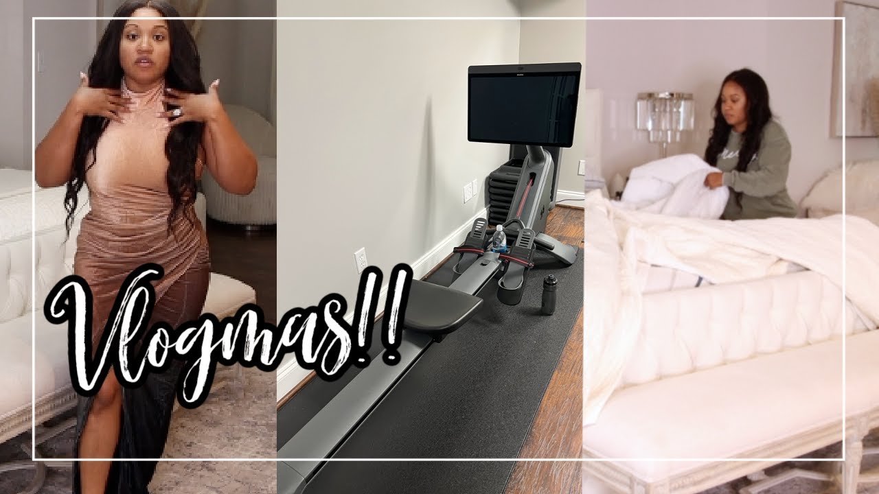 Vlogmas | New Peloton Machine, Rainy Day + Try On Haul!