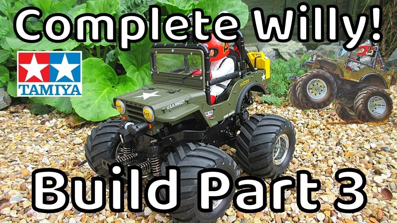 Сборка Tamiya Wild Willy 2, часть 3/3.WR-02, набор для сборки 58242, шаги 19–26, корпус джипа готов.