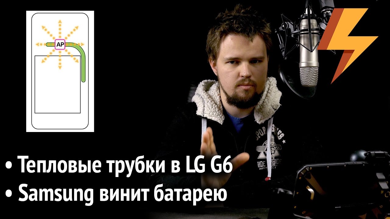Тепловые трубки LG G6/ Samsung винит батарею (ARGUMENT600)