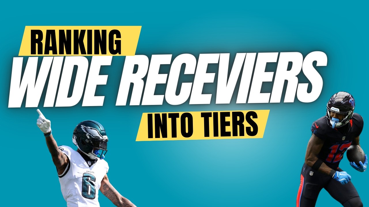 Tier Ranking NFL Wide Receivers