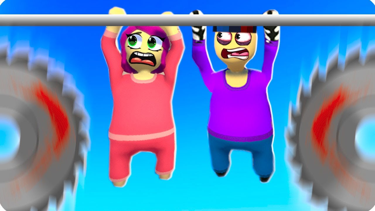 😂УГАРНЫЕ ИСПЫТАНИЯ ПЛАСТИЛИНОВЫЕ ЧЕЛОВЕЧКИ! ШЕДИ И ЛЕСКА HUMAN FALL FLAT