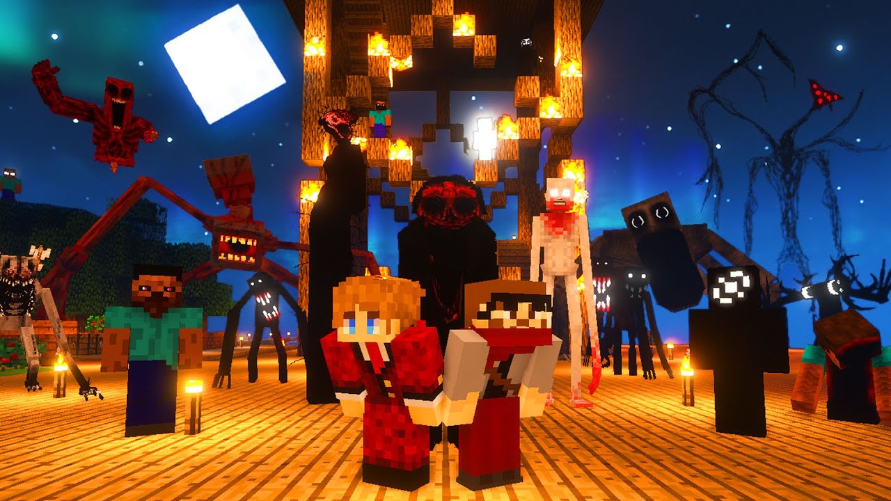 We Added EVERY Minecraft Horror Mod Into Skyblock... [FULL MOVIE]