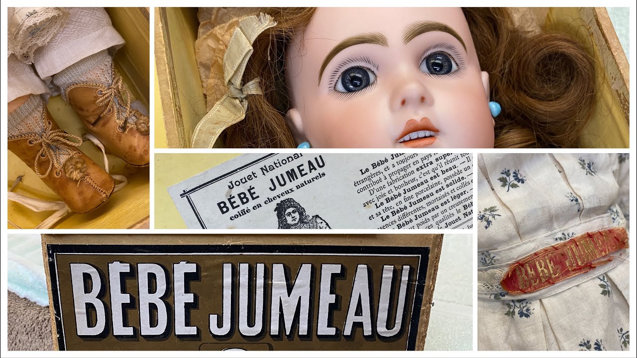 1895 JUMEAU FRENCH BISQUE DOLL IN THE ORIGINAL BOX