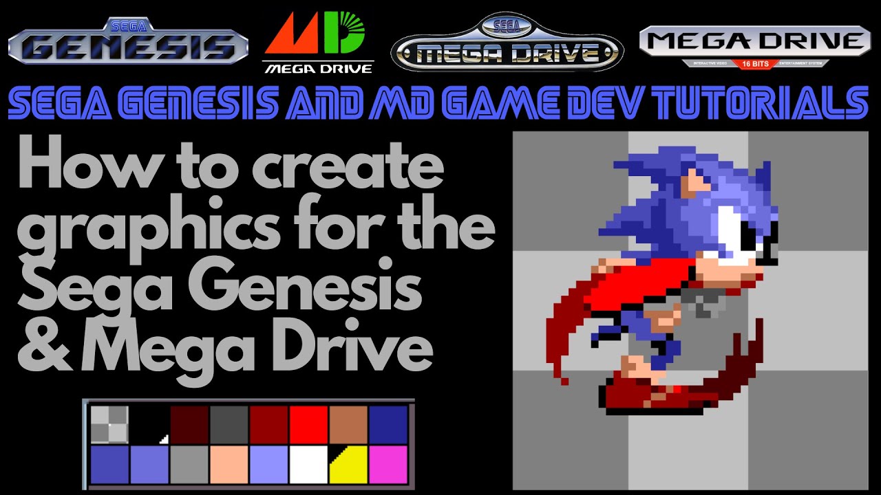 Как создать графику для Sega Genesis и Mega Drive с помощью Aseprite — обучающие материалы для на...